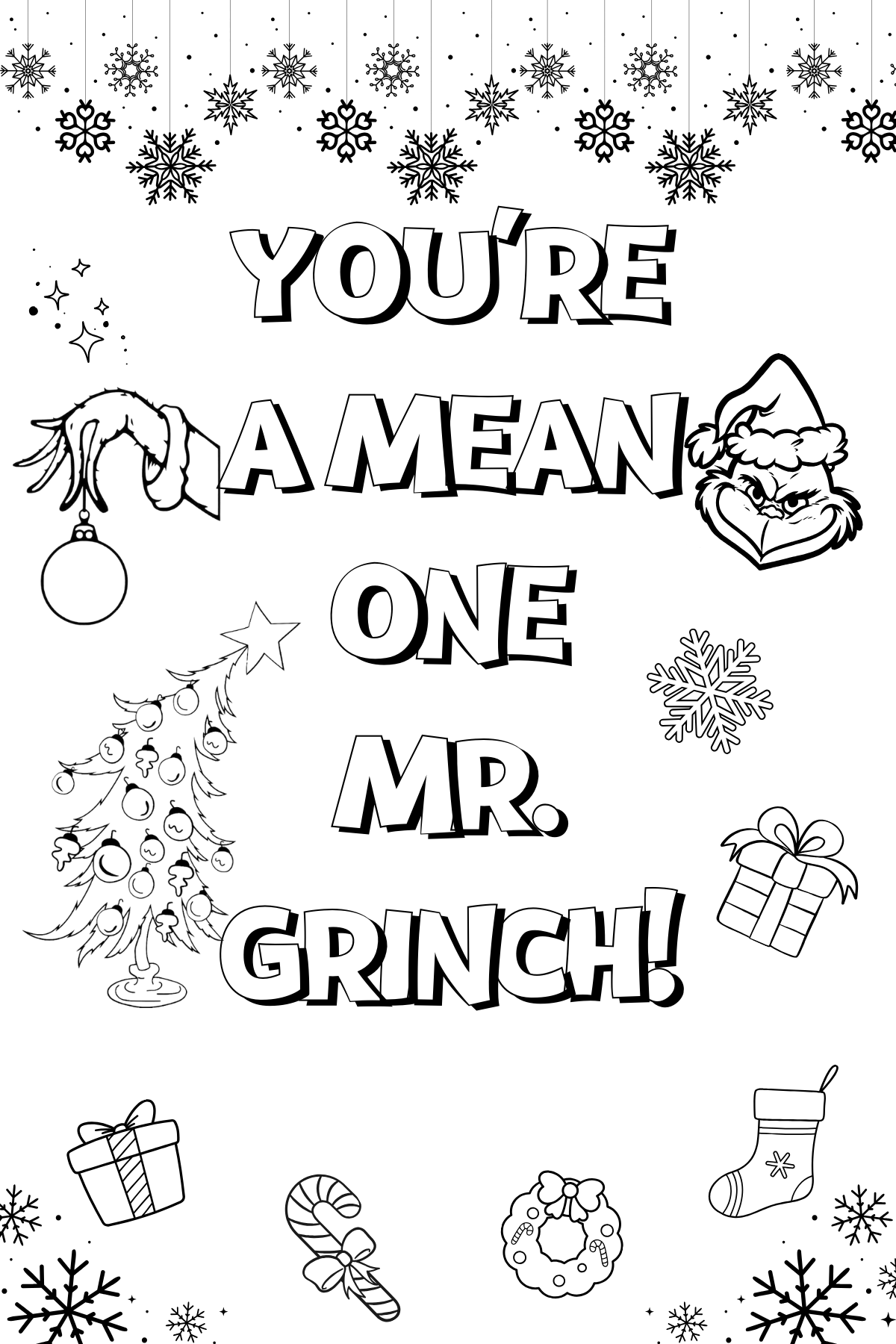 Creative Minds Activity Sheets "Merry Grinchmas" (Book Sold Separately)