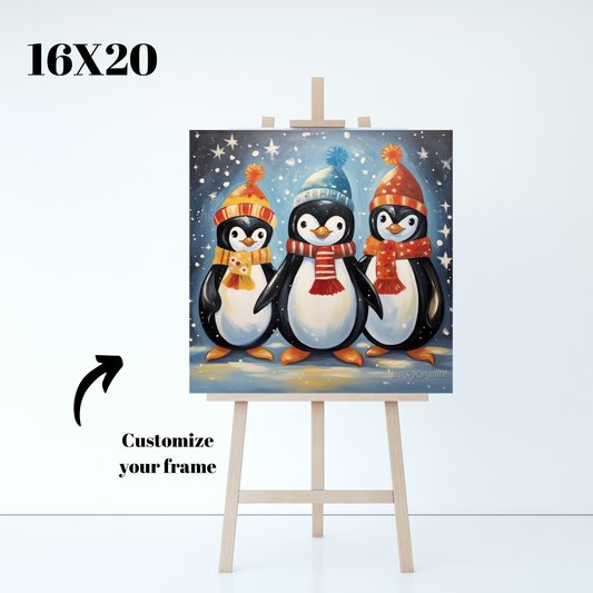 DIY "Penguin Besties" Paint Kit