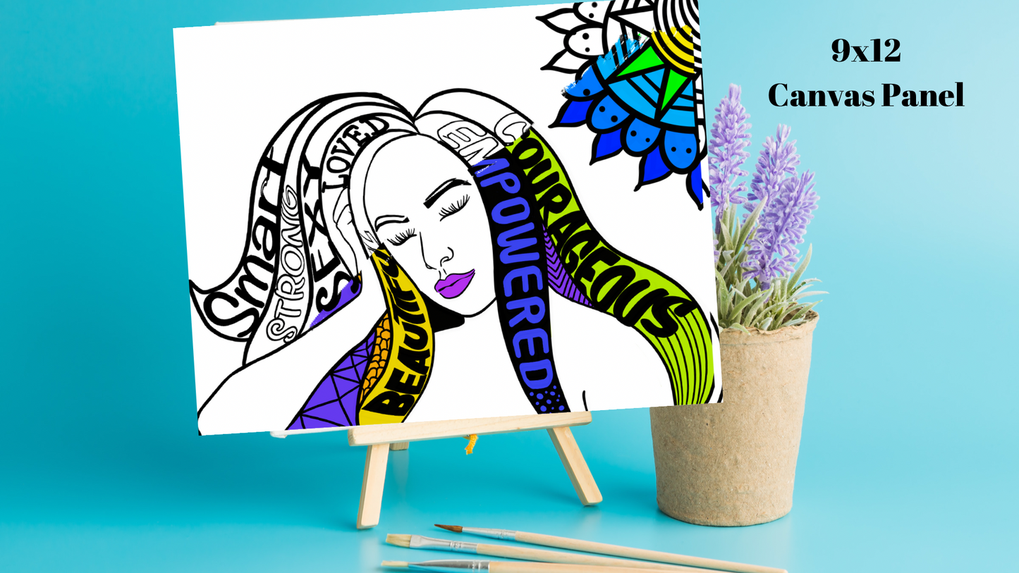 “Empowerment “ DIY Paint Kit