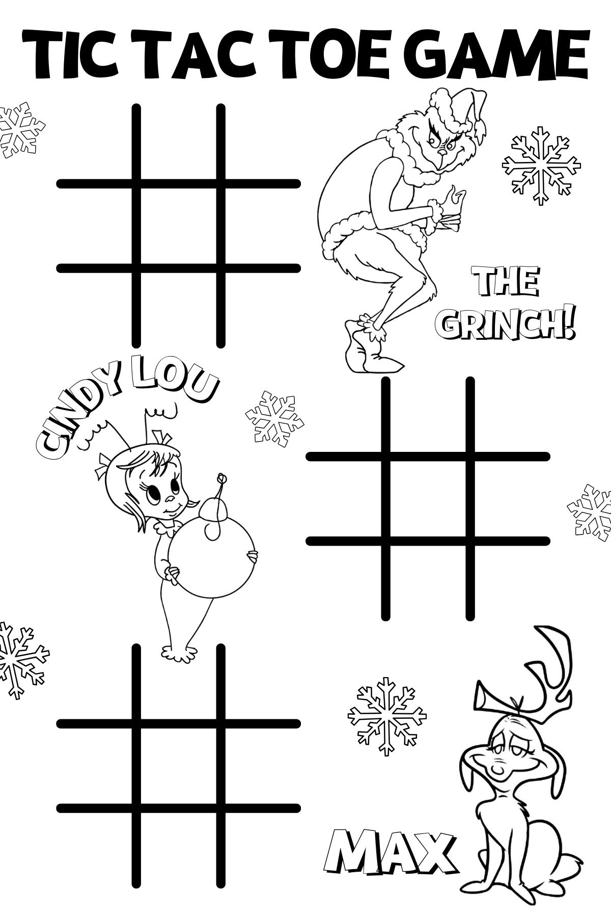Creative Minds Activity Sheets "Merry Grinchmas" (Book Sold Separately)