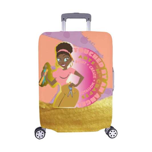 Community Healing Luggage Cover Luggage Cover /Medium 22"-25"