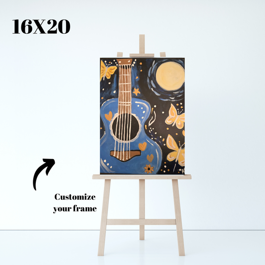 DIY Paint Kit "Butterfly Guitar"