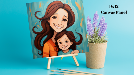 "Mother & Daughter" DIY Paint Kit