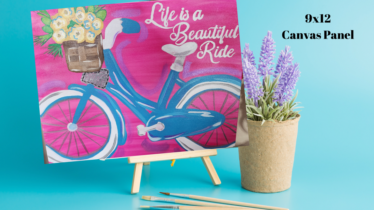 “Life is A Beautiful Ride” DIY Paint Kit