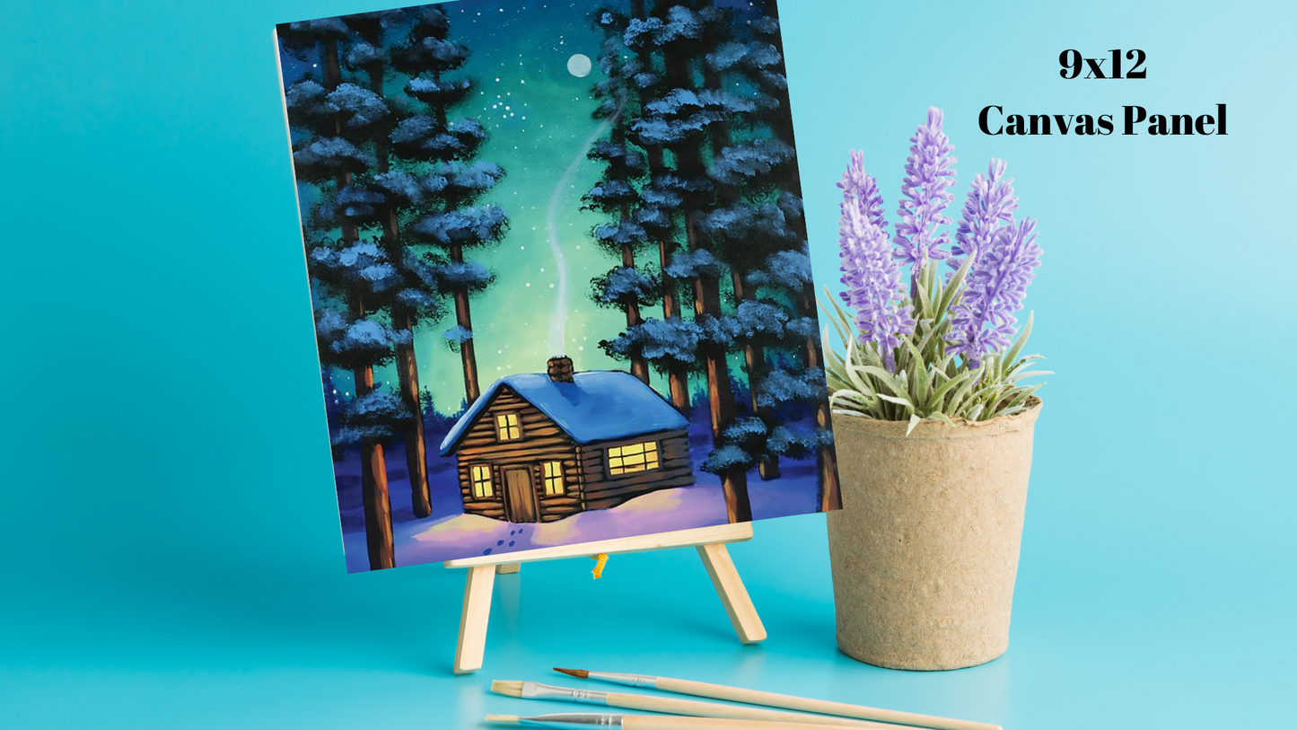 "Warm Winter Cabin" Virtual Paint Kit