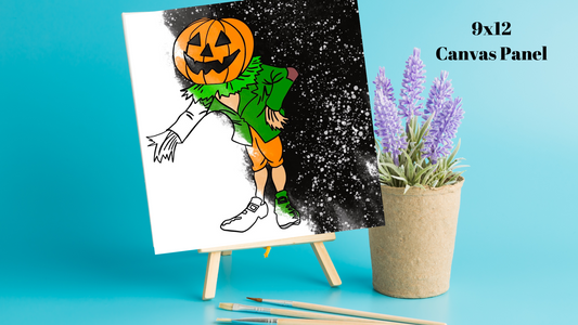 “Pumpkin Head” DIY Paint Kit