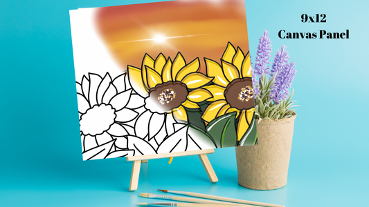 “Field of Flowers” DIY Paint Kit”