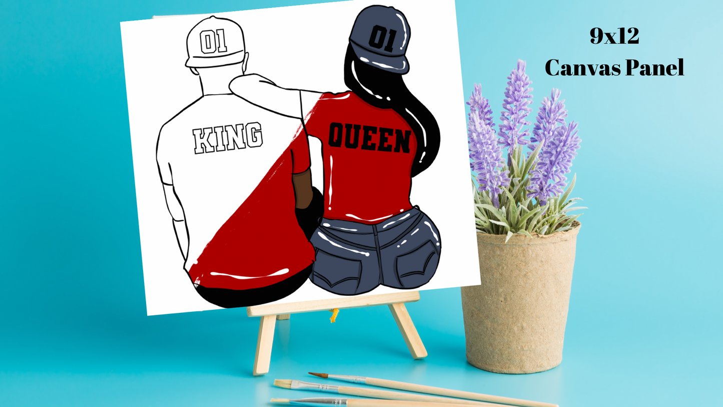 “King & Queen” DIY Paint Kit