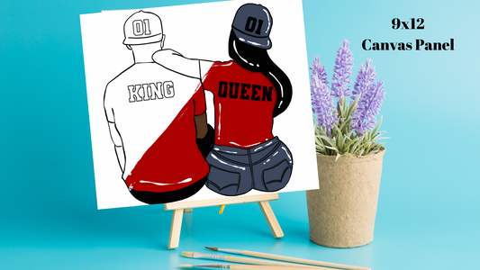 “King & Queen” DIY Paint Kit