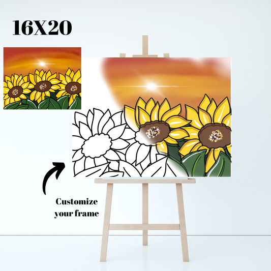 “Field of Flowers” DIY Paint Kit”