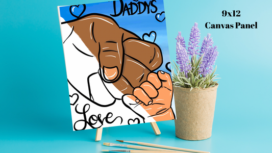 "Daddy’s Love" DIY Paint Kit